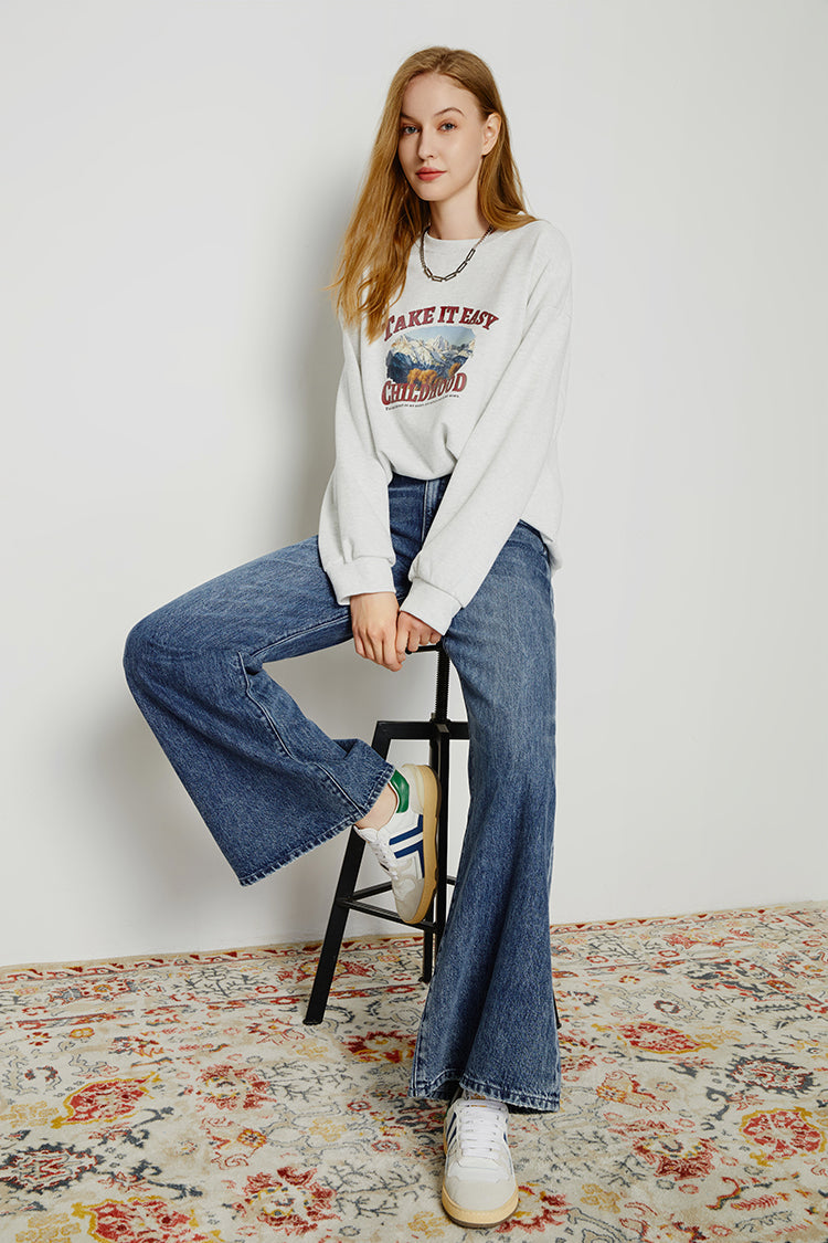 Melissa High Rise Boot Cut Jeans