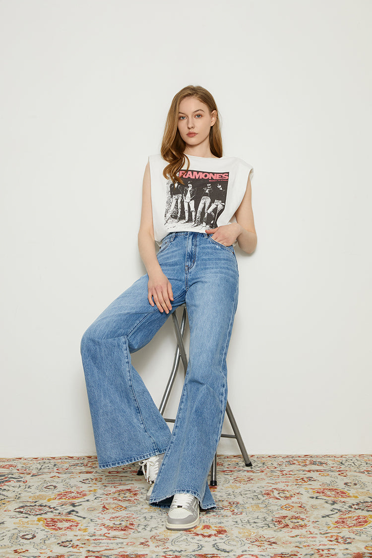 Melissa High Rise Boot Cut Jeans