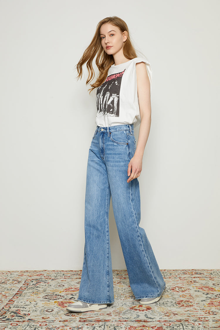 Melissa High Rise Boot Cut Jeans