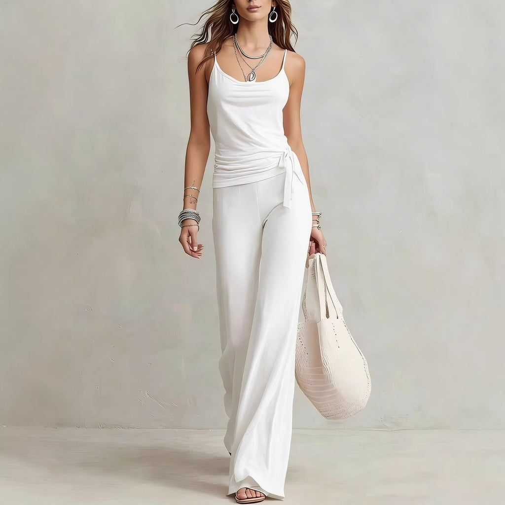 Camisole Top & Wide Leg Pants Two-Piece Set