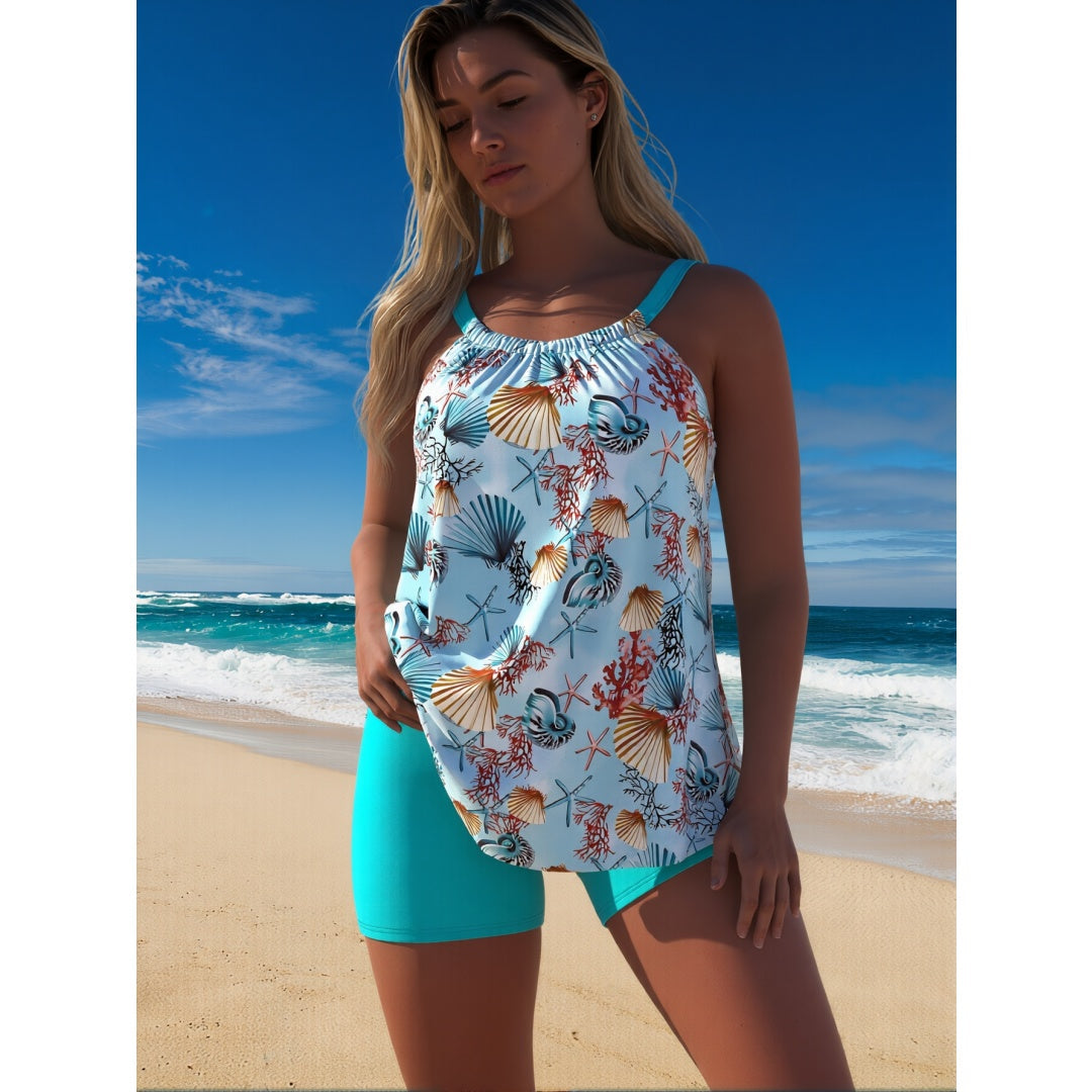 Plus Size One-Piece Swimsuit
