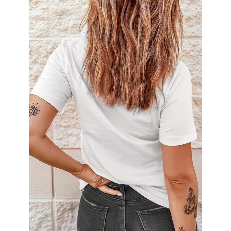 Dragonfly Print Short-Sleeve T-Shirt