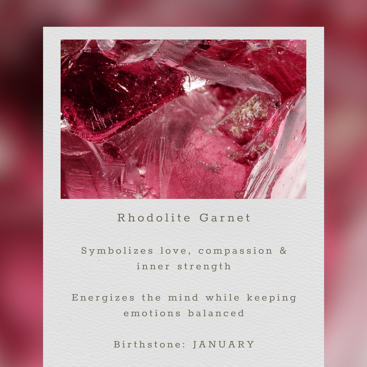 Rhodolite Garnet Sparkler Necklace