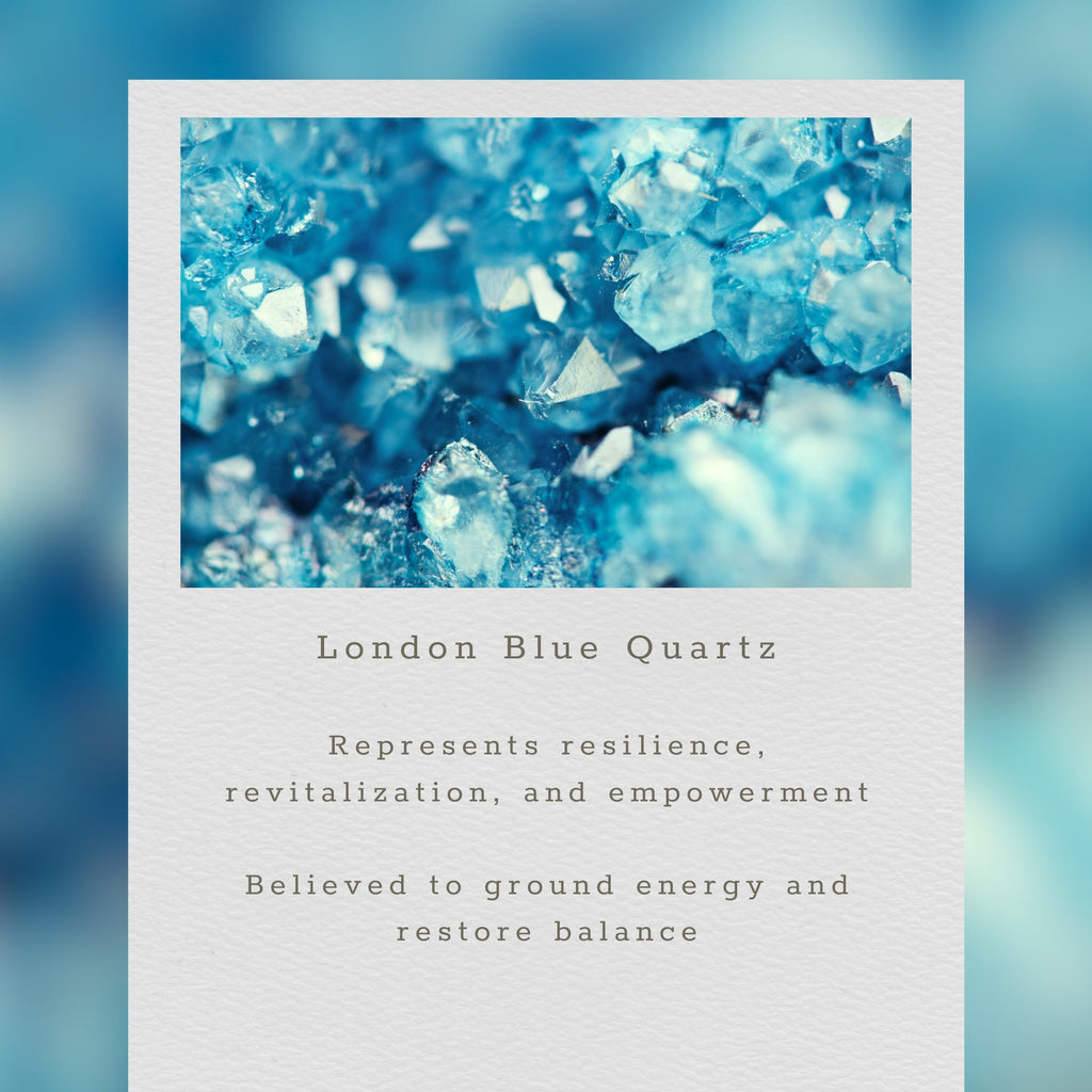 London Blue, Citrine and Garnet Minimalist Necklaces