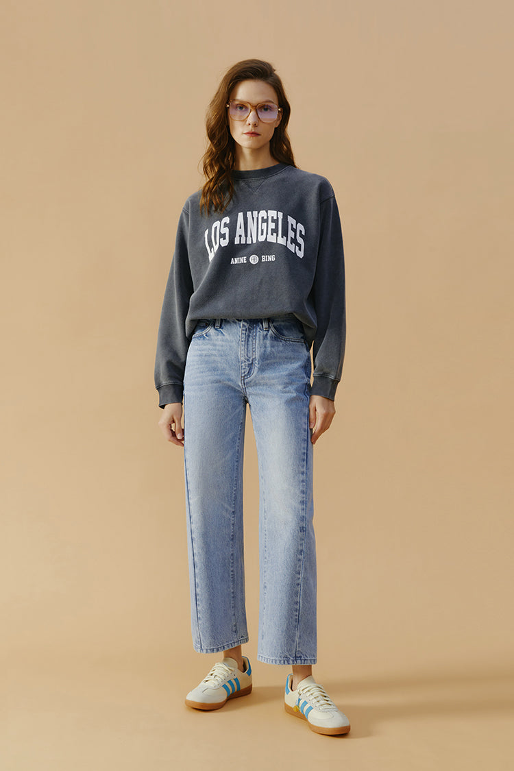 High-Line Curve Ankle Denim Jeans