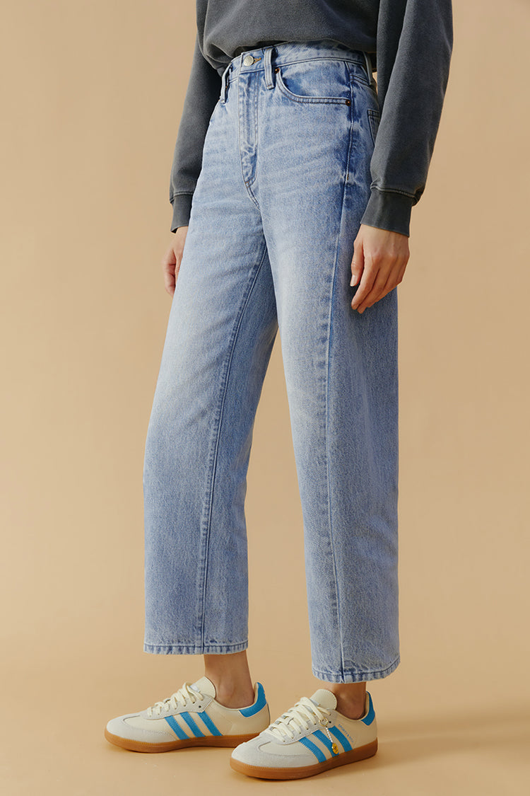 High-Line Curve Ankle Denim Jeans