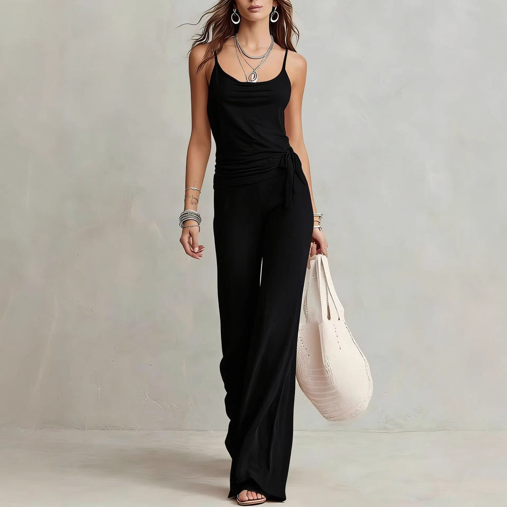 Camisole Top & Wide Leg Pants Two-Piece Set