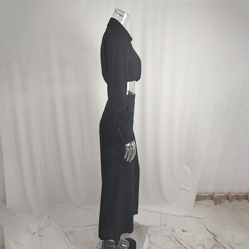 Wide Leg Elegant Pant Set