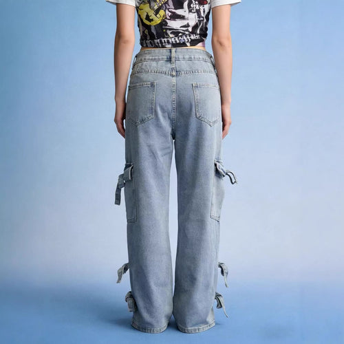 Angeles High Rise Baggy Jeans