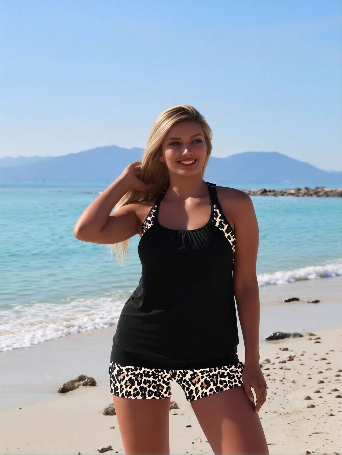 Two-Piece Swimsuit Set